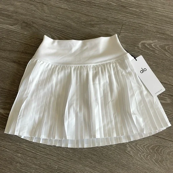 新品 alo Grand Slam Tennis Skirt white XS Grand Slam tennis skirt in white - Alo Yoga | Mytheresa